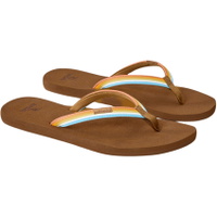 Womens Freedom Bloom Open Toe Flip Flops